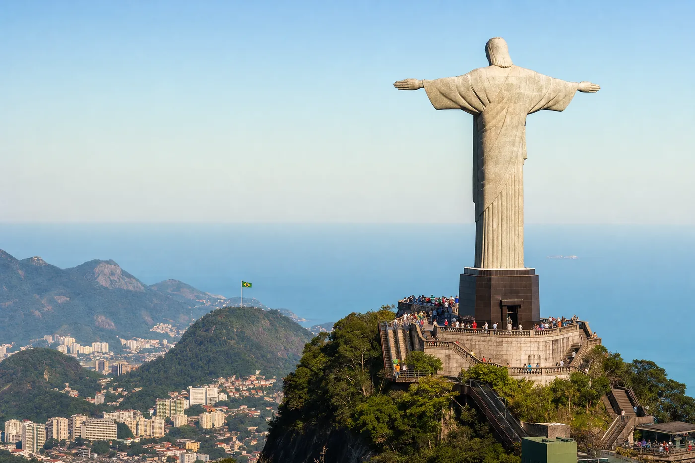 Christ the Redeemer above Rio de Janeiro, Brazil