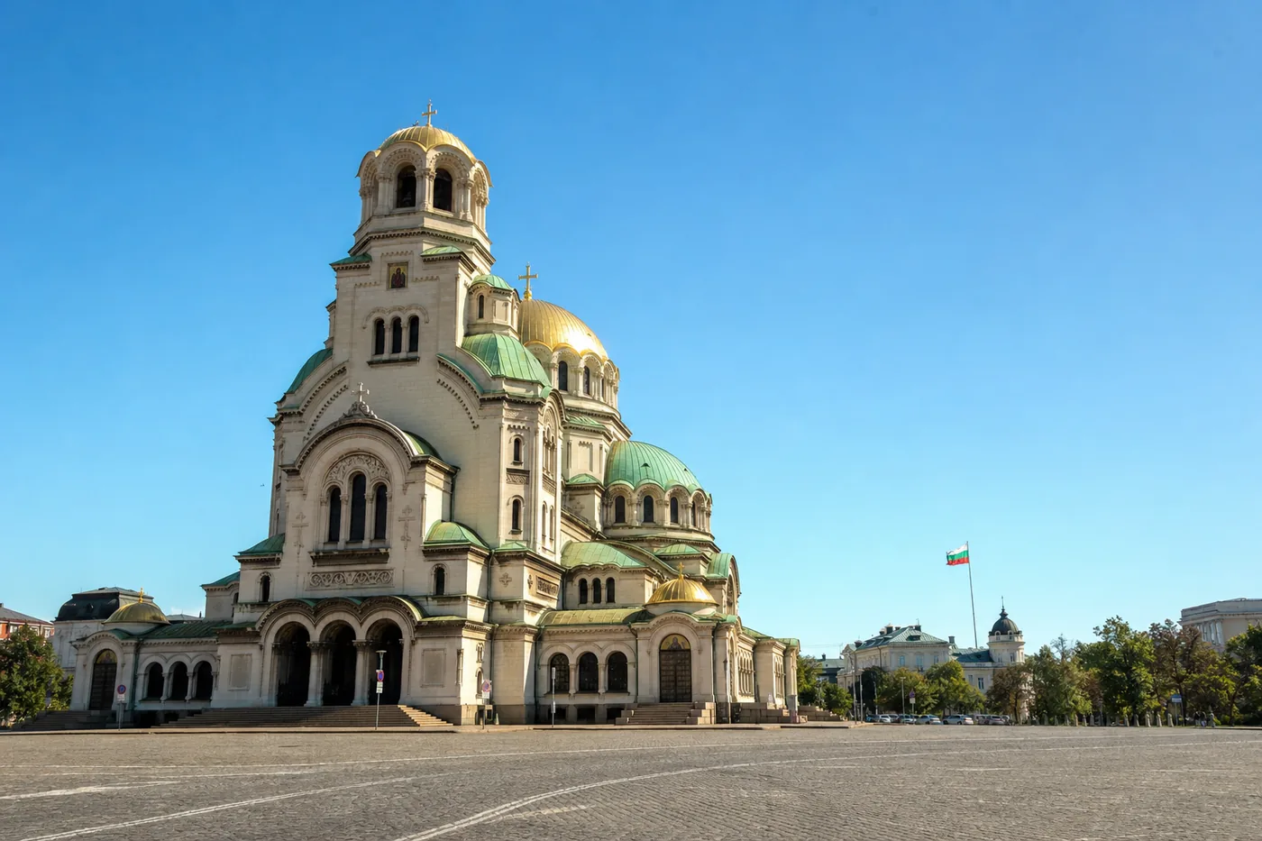 The Alexander Nevsky Cathedral in Sofia, Bulgaria