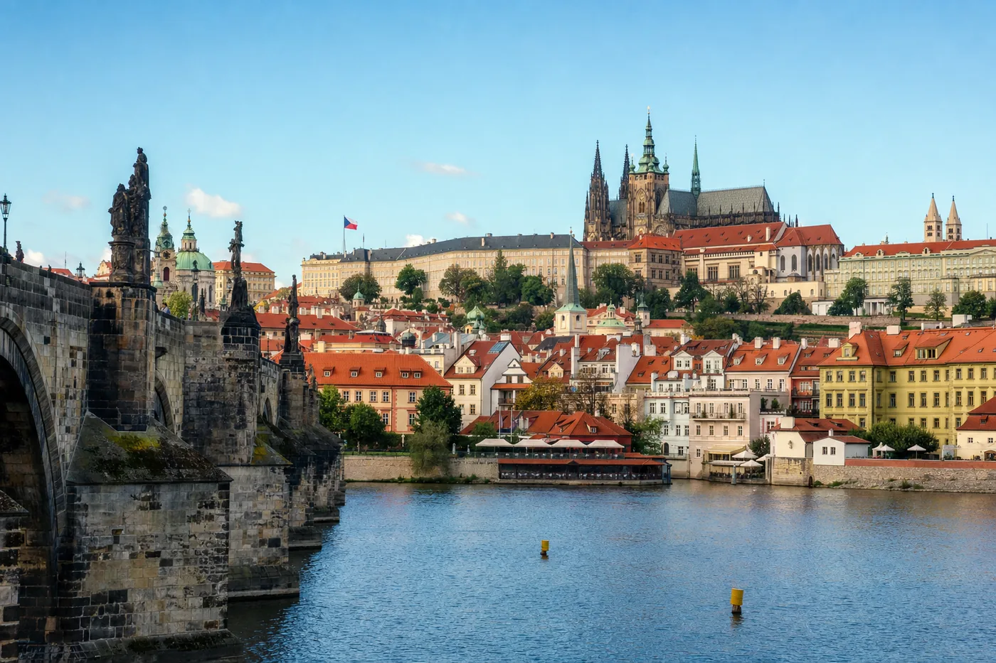 Charles Bridge and Prague Castle, Czech Republic