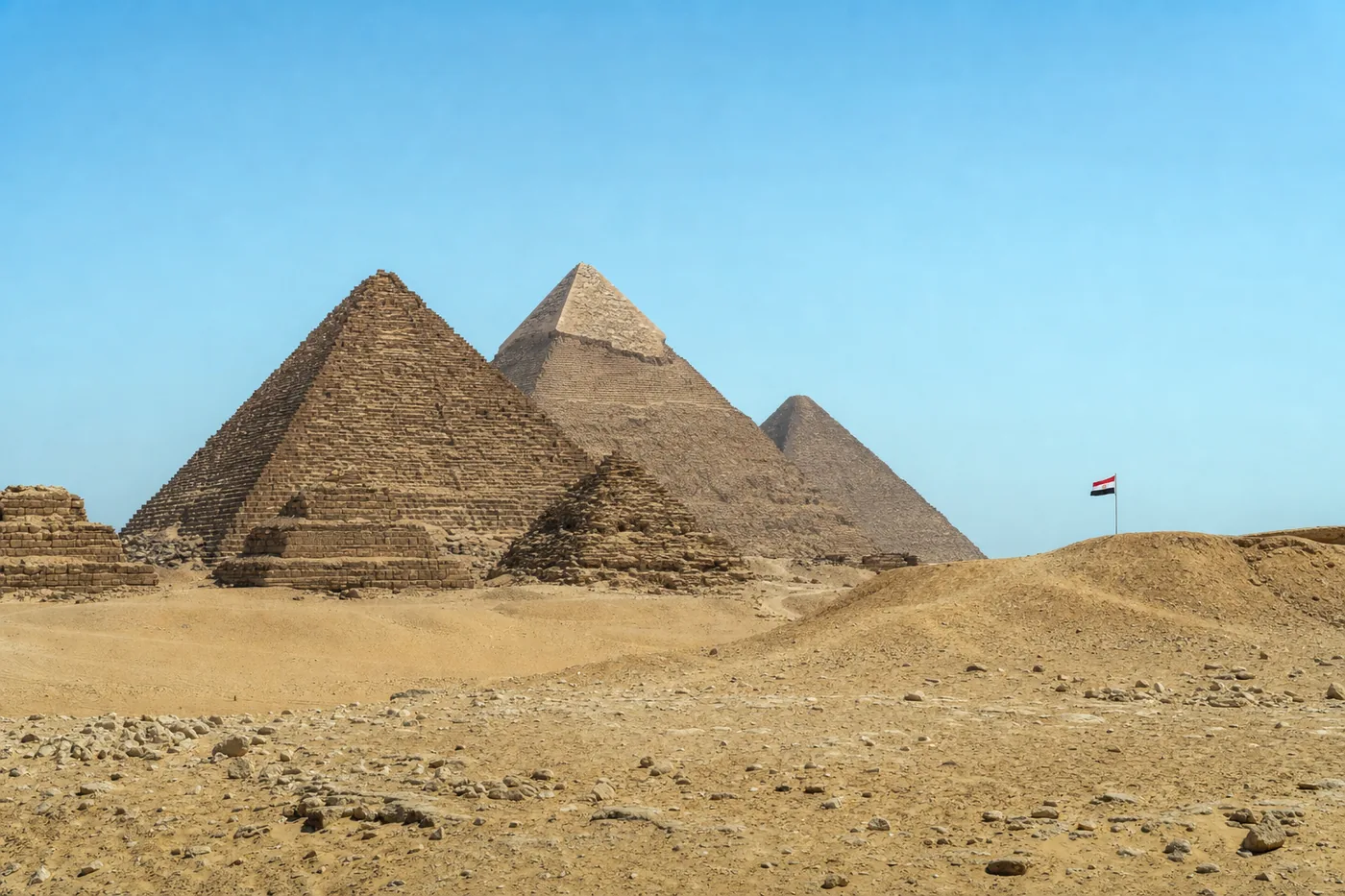 The Pyramids of Giza, Egypt