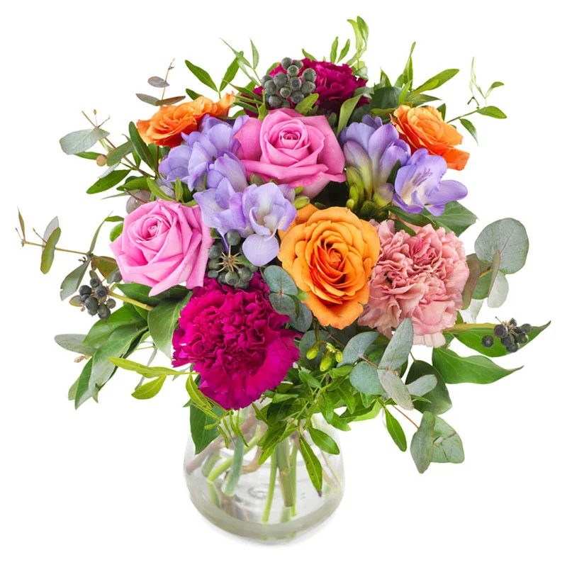 Spring bouquet with colourful flowers - send flowers online in Australia