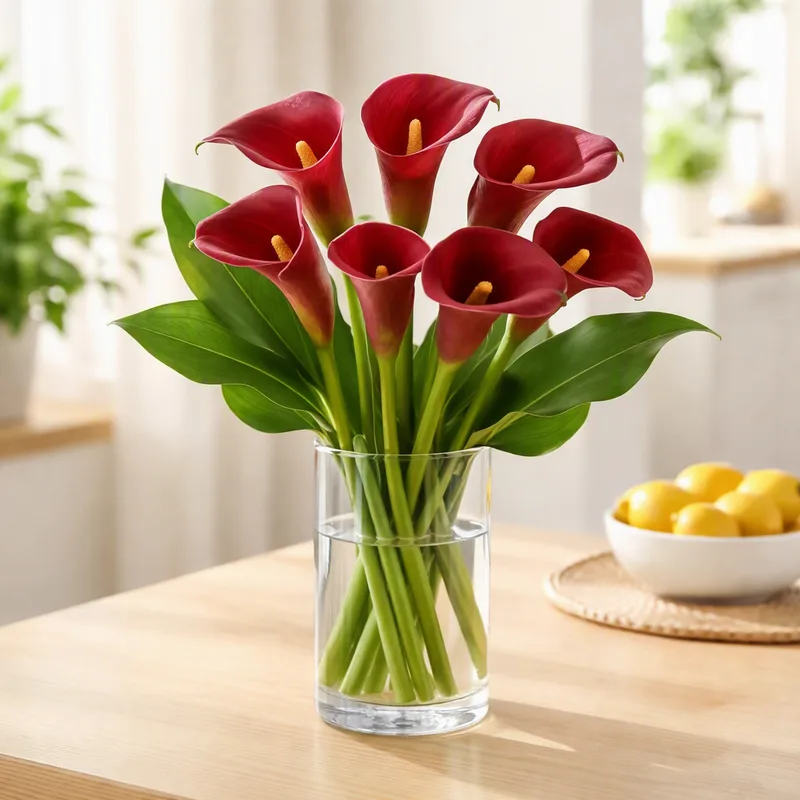 Calla lily – Red – image 2