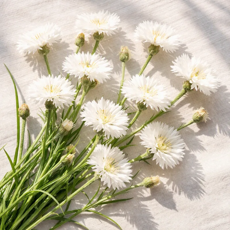 Cornflower – White – image 4
