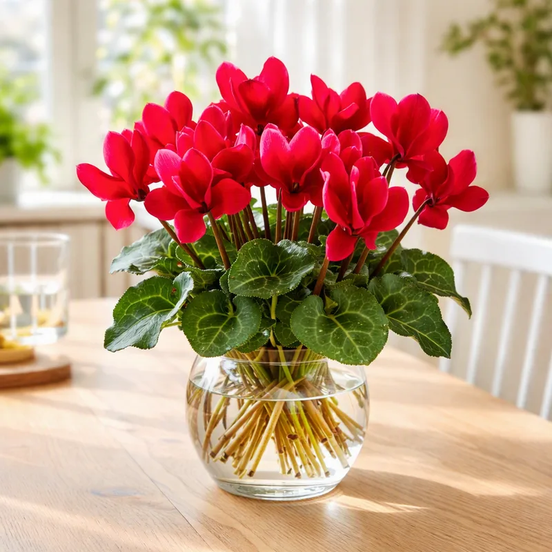 Cyclamen – Red – image 2