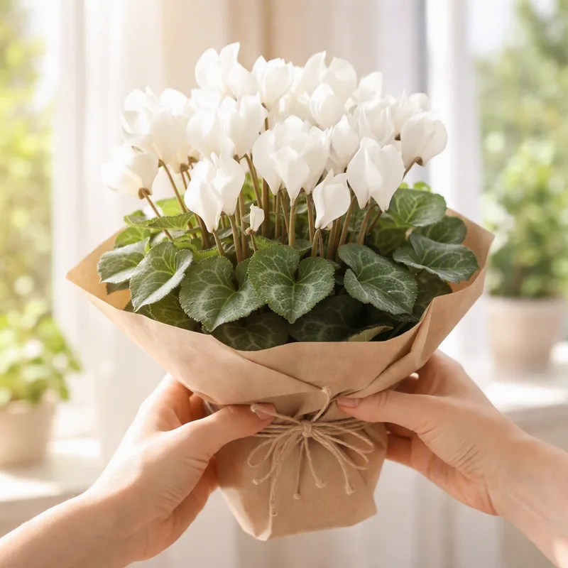 Cyclamen – White – image 3