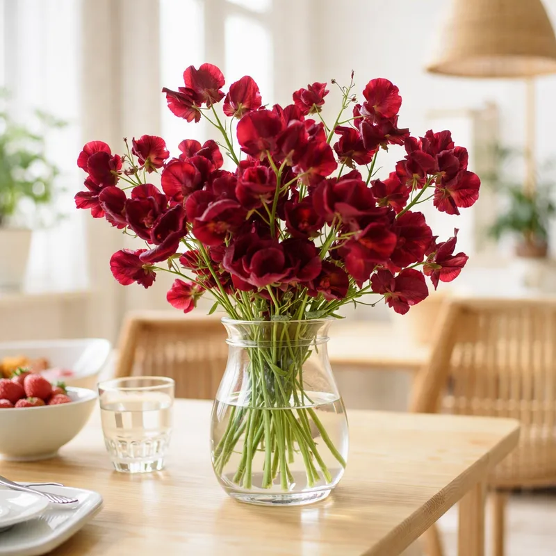 Sweet pea – Red – image 2