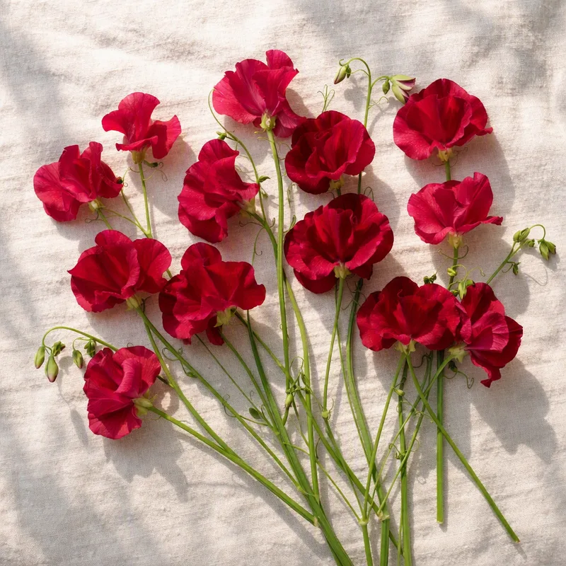 Sweet pea – Red – image 4