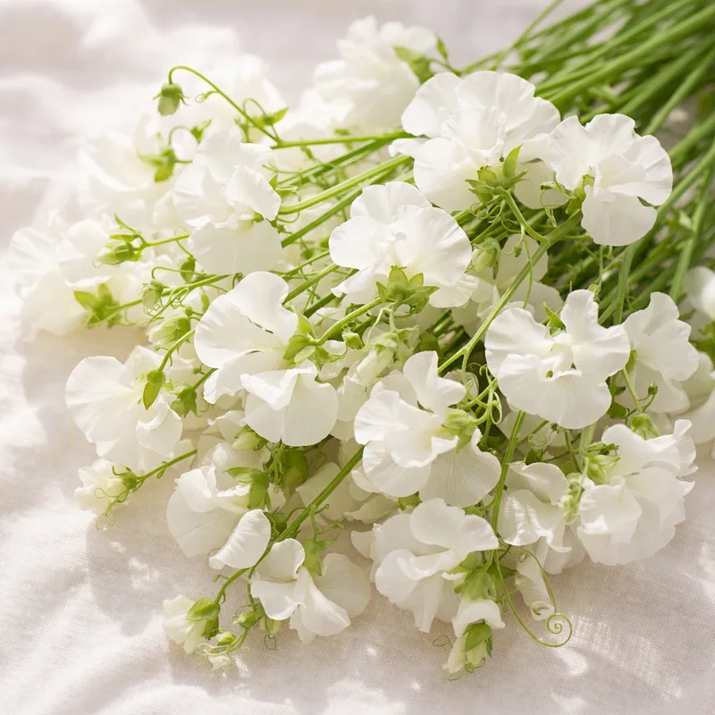 Sweet pea – White – image 2