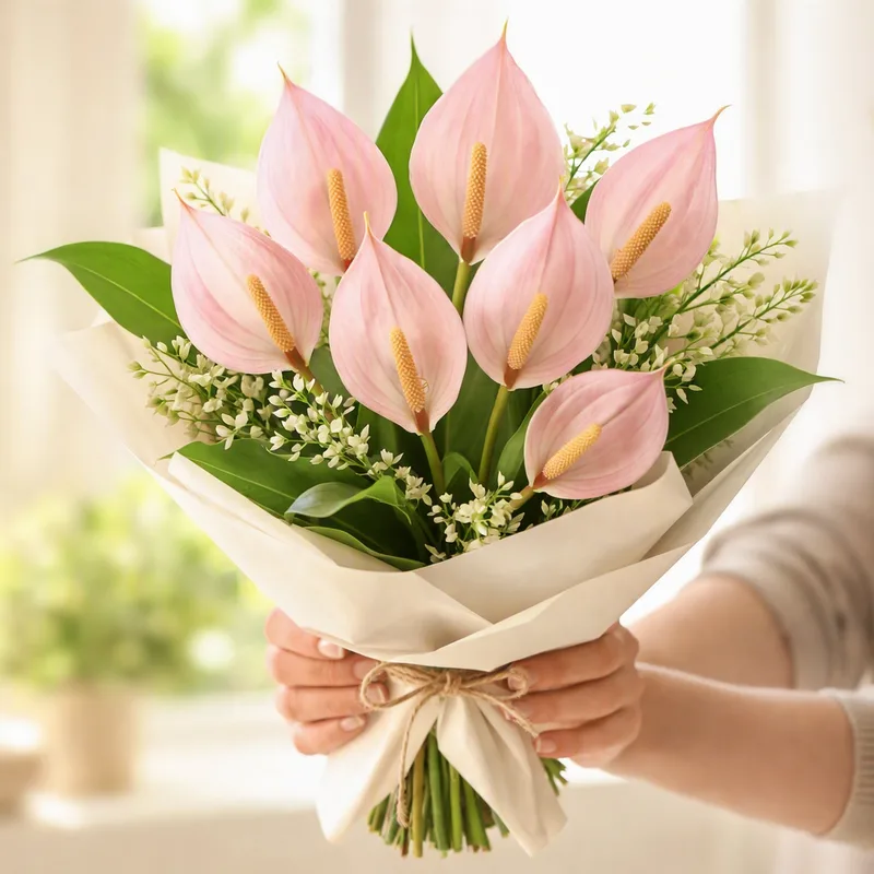 Peace lily – Pink – image 3
