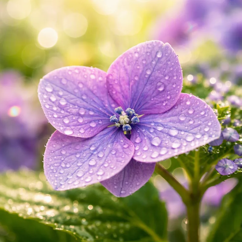 Hydrangea – large-flowered ornamental flower
