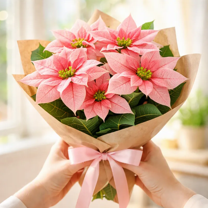 Poinsettia – Pink – image 3
