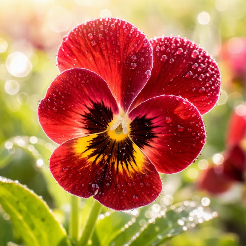 Pansy – Red – image 1
