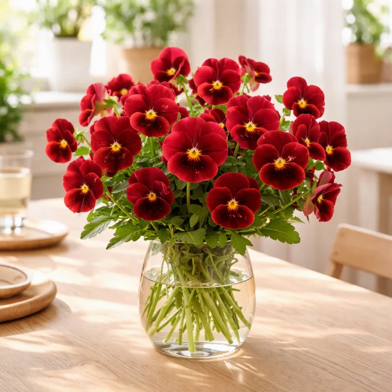 Pansy – Red – image 2