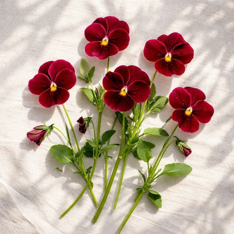 Pansy – Red – image 4