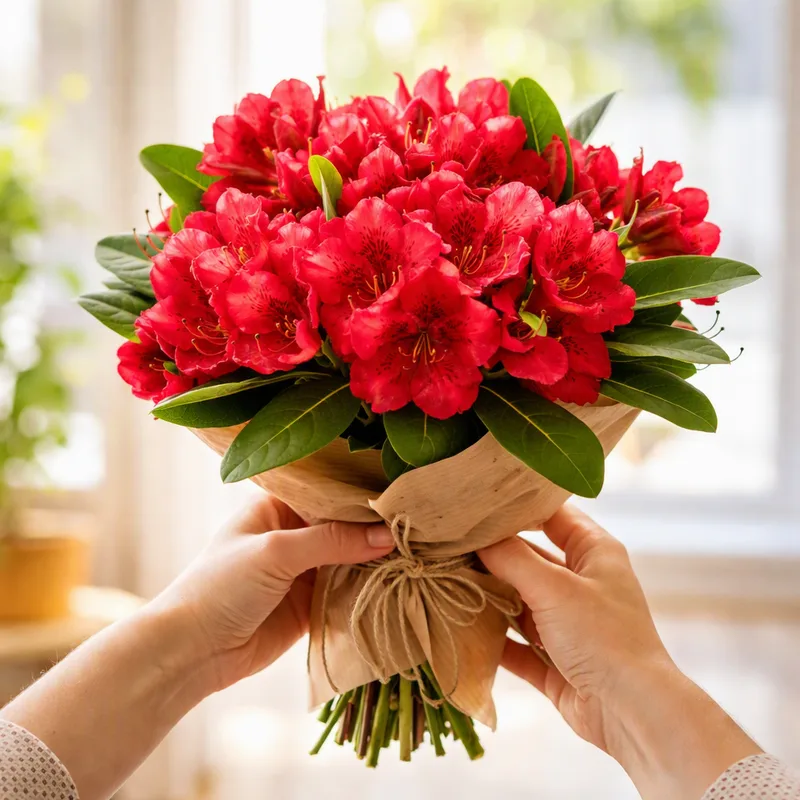 Rhododendron – Red – image 3
