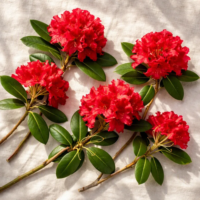 Rhododendron – Red – image 4