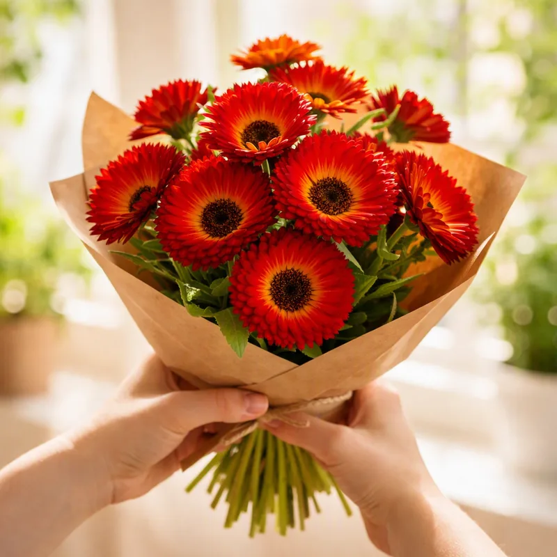 Pot marigold – Red – image 3