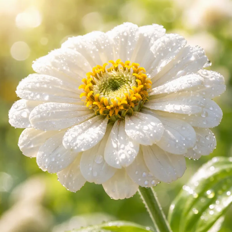 Zinnia – White